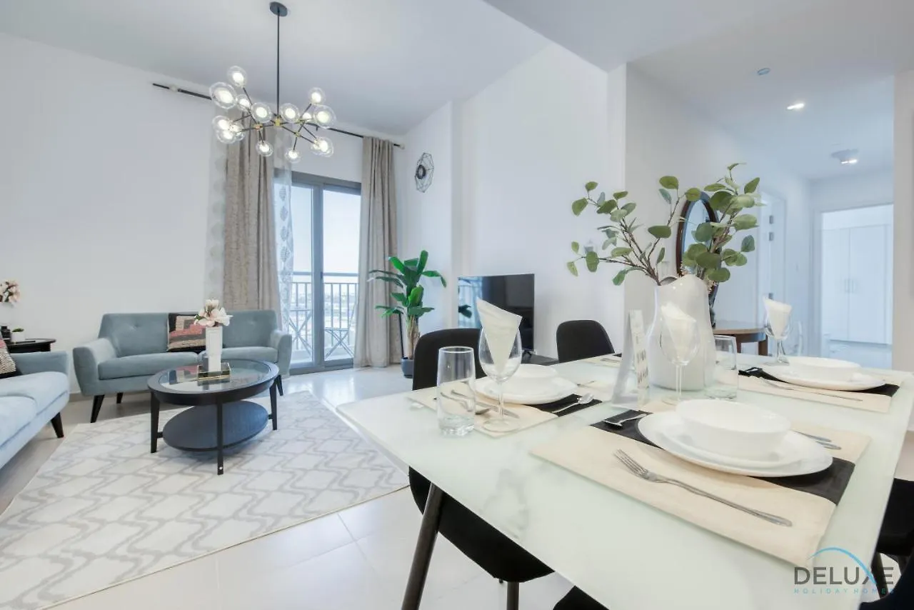 Fancy 2Br At Hayat Boulevard 2A Town Square By Deluxe Holiday Home Dubaj