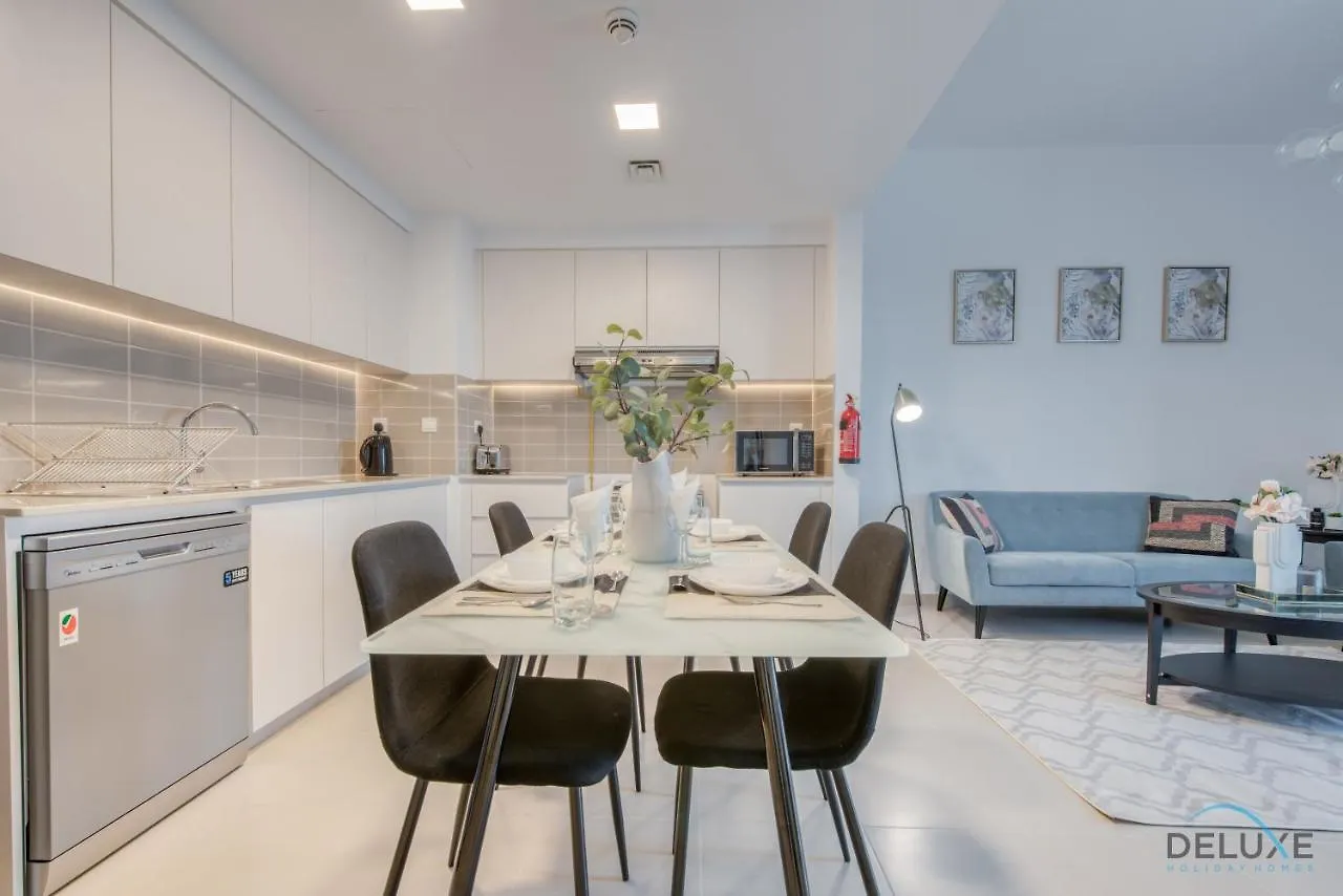 Fancy 2Br At Hayat Boulevard 2A Town Square By Deluxe Holiday Home Dubaj Zjednoczone Emiraty Arabskie